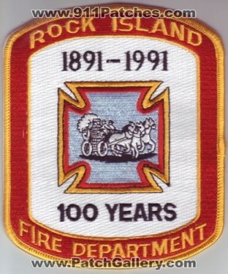 Rock Island Fire Department 100 Years (Illinois)
Thanks to Dave Slade for this scan.
