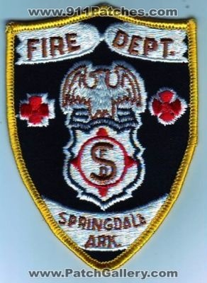 Springdale Fire Department (Arkansas)
Thanks to Dave Slade for this scan.
Keywords: dept