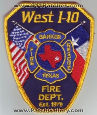 West I-10 Fire Department (Texas)
Thanks to Dave Slade for this scan.
Keywords: dept barker rescue