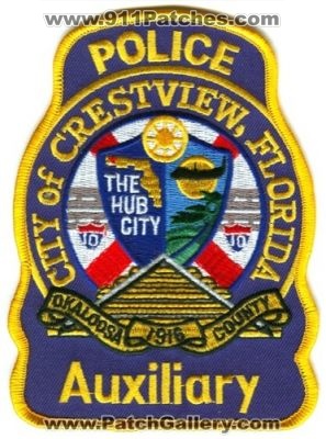 Crestview Police Auxiliary (Florida)
Scan By: PatchGallery.com
Keywords: city of