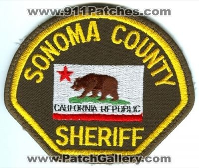 Sonoma County Sheriff (California)
Scan By: PatchGallery.com
