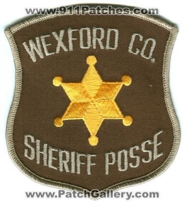 Wexford County Sheriff Posse (Michigan)
Scan By: PatchGallery.com
