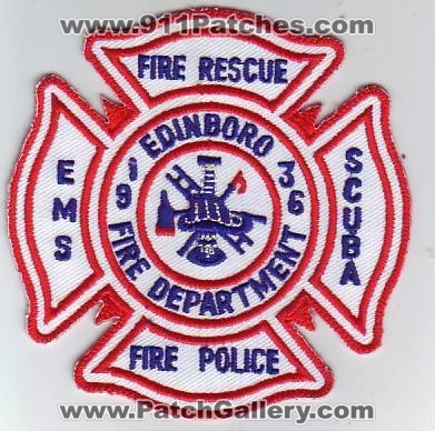 Edinboro Fire Department (Pennsylvania)
Thanks to Dave Slade for this scan.
Keywords: rescue police ems scuba