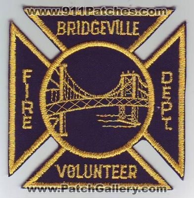 Bridgeville Volunteer Fire Department (Pennsylvania)
Thanks to Dave Slade for this scan.
Keywords: dept
