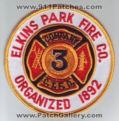 Elkins Park Fire Company 3 (Pennsylvania)
Thanks to Dave Slade for this scan.
Keywords: c.t.f.d. ctfd cheltenham township district