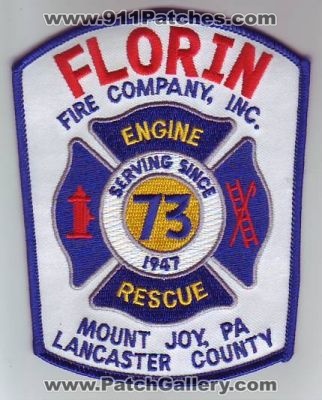Florin Fire Company Inc Engine Rescue 73 (Pennsylvania)
Thanks to Dave Slade for this scan.
County: Lancaster
Keywords: mount mt joy