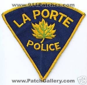 La Porte Police (Indiana)
Thanks to apdsgt for this scan.
Keywords: laporte