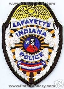 Lafayette Police (Indiana)
Thanks to apdsgt for this scan.
