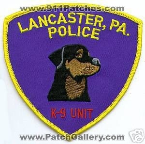 Lancaster Police K-9 Unit (Pennsylvania)
Thanks to apdsgt for this scan.
Keywords: k9