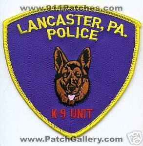Lancaster Police K-9 Unit (Pennsylvania)
Thanks to apdsgt for this scan.
Keywords: k9