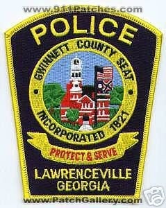 Lawrenceville Police (Georgia)
Thanks to apdsgt for this scan.
