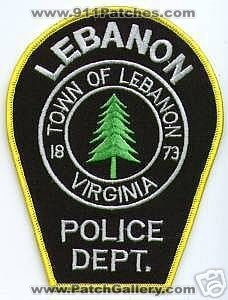 Lebanon Police Department (Virginia)
Thanks to apdsgt for this scan.
Keywords: town of dept