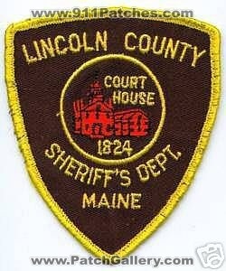 Lincoln County Sheriff's Department (Maine)
Thanks to apdsgt for this scan.
Keywords: sheriffs dept