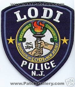 Lodi Police (New Jersey)
Thanks to apdsgt for this scan.
Keywords: borough of
