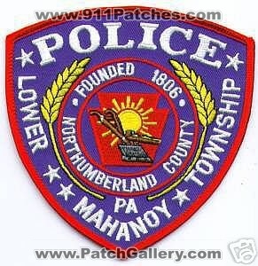 Lower Mahanoy Township Police (Pennsylvania)
Thanks to apdsgt for this scan.
