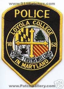 Loyola College Police (Maryland)
Thanks to apdsgt for this scan.
