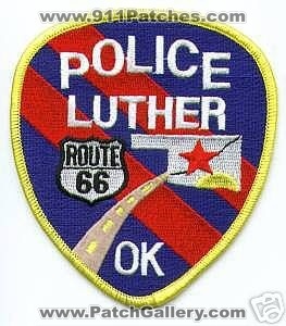 Luther Police (Oklahoma)
Thanks to apdsgt for this scan.
