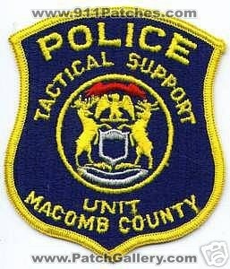 Macomb County Police Tactical Support Unit (Michigan)
Thanks to apdsgt for this scan.
