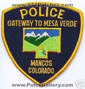 Mancos Police (Colorado)
Thanks to apdsgt for this scan.
