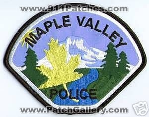 Maple Valley Police (Washington)
Thanks to apdsgt for this scan.
