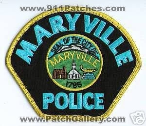 Maryville Police (Tennessee)
Thanks to apdsgt for this scan.
