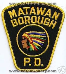 Matawan Borough Police Department (New Jersey)
Thanks to apdsgt for this scan.
Keywords: p.d. pd