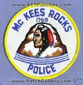 McKees Rocks Police (Pennsylvania)
Thanks to apdsgt for this scan.
Keywords: mc kees