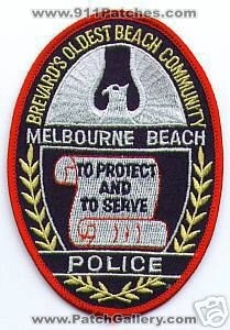 Melbourne Beach Police (Florida)
Thanks to apdsgt for this scan.
