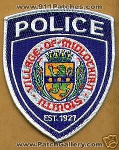 Midlothian Police (Illinois)
Thanks to apdsgt for this scan.
Keywords: village of