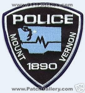 Mount Vernon Police (Washington)
Thanks to apdsgt for this scan.
Keywords: mt