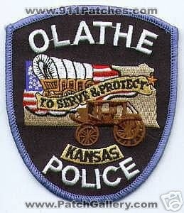 Olathe Police (Kansas)
Thanks to apdsgt for this scan.
