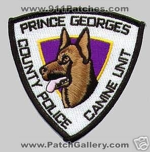 Prince Georges County Police Canine Unit (Maryland)
Thanks to apdsgt for this scan.
Keywords: k-9 k9