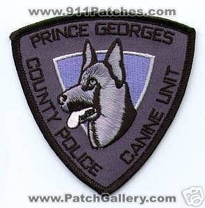 Prince Georges County Police Canine Unit (Maryland)
Thanks to apdsgt for this scan.
Keywords: k-9 k9