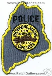 Richmond Police (Maine)
Thanks to apdsgt for this scan.
