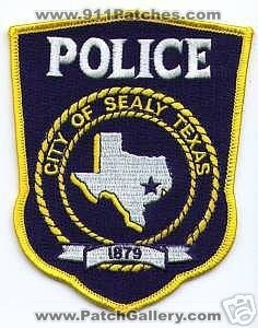 Sealy Police (Texas)
Thanks to apdsgt for this scan.
Keywords: city of