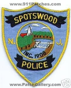 Spotswood Police (New Jersey)
Thanks to apdsgt for this scan.
