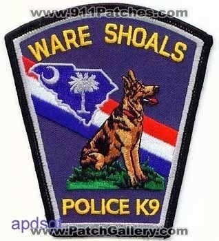 Ware Shoals Police K-9 (South Carolina)
Thanks to apdsgt for this scan.
Keywords: k9