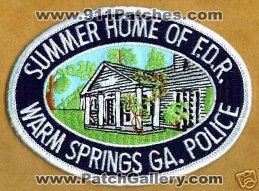Warm Springs Police (Georgia)
Thanks to apdsgt for this scan.
