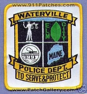 Waterville Police Department (Maine)
Thanks to apdsgt for this scan.
Keywords: dept