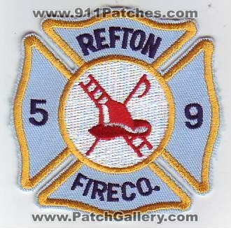 Refton Fire Company (Pennsylvania)
Thanks to Dave Slade for this scan.
Keywords: 59