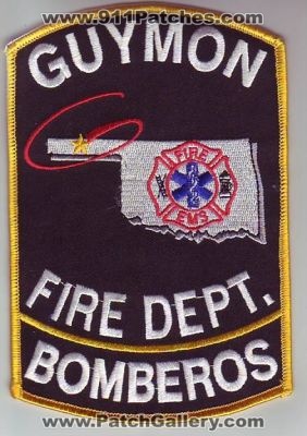 Guymon Fire Department (Oklahoma)
Thanks to Dave Slade for this scan.
Keywords: dept bomberos