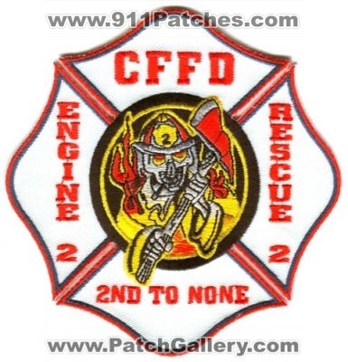 Fountain Fire Engine 2 Rescue 2 Patch (Colorado)
[b]Scan From: Our Collection[/b]
Keywords: city of department cffd