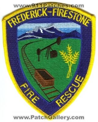 Frederick Firestone Fire Rescue Patch (Colorado)
[b]Scan From: Our Collection[/b]
