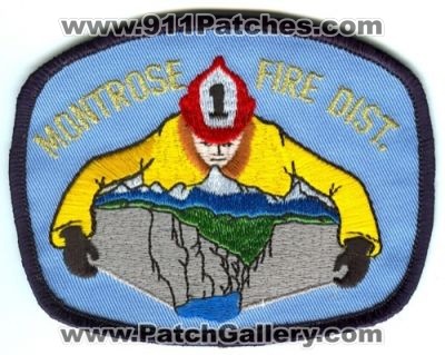 Montrose Fire District 1 Patch (Colorado)
[b]Scan From: Our Collection[/b]
Keywords: dist. number no. #1 department dept.