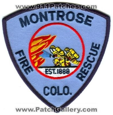 Montrose Fire Rescue Department Patch (Colorado)
[b]Scan From: Our Collection[/b]
Keywords: dept.