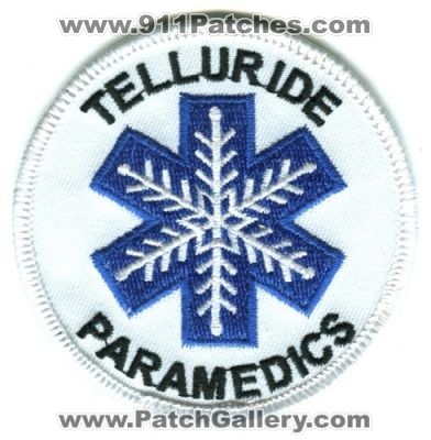 Telluride Paramedics Patch (Colorado)
[b]Scan From: Our Collection[/b]
Keywords: ems