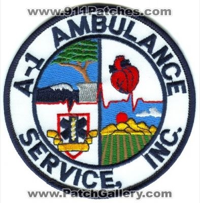 A-1 Ambulance Service Inc Patch (Colorado)
[b]Scan From: Our Collection[/b]
Keywords: a1 ems