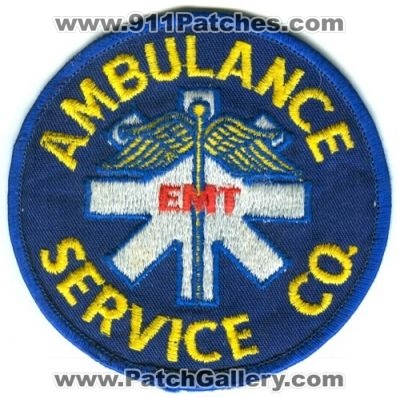 Ambulance Service Company EMT Patch (Colorado) (Defunct)
[b]Scan From: Our Collection[/b]
Keywords: ems co. emergency medical technician