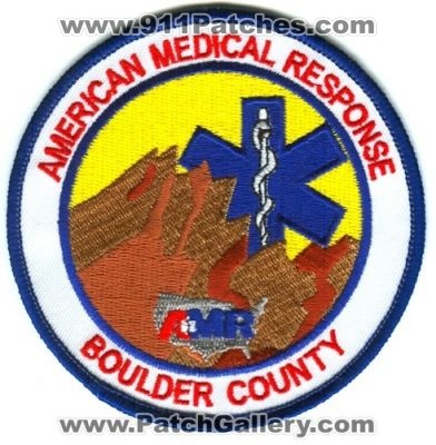 American Medical Response AMR Boulder County Patch (Colorado)
[b]Scan From: Our Collection[/b]
Keywords: ems
