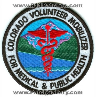 Colorado Volunteer Mobilizer For Medical And Public Health Patch (Colorado)
[b]Scan From: Our Collection[/b]
Keywords: ems &